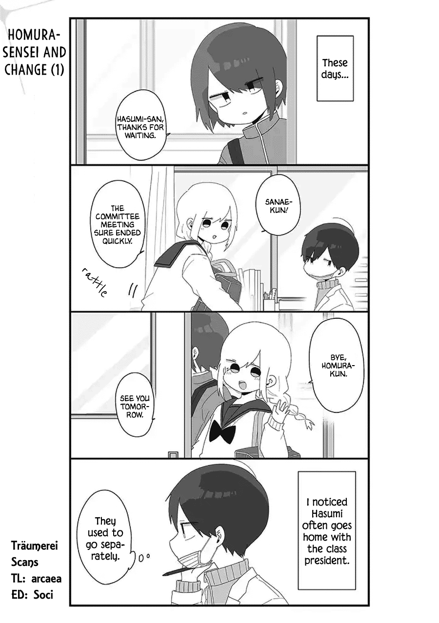 Homura Sensei is probably unpopular chapter 60 page 1