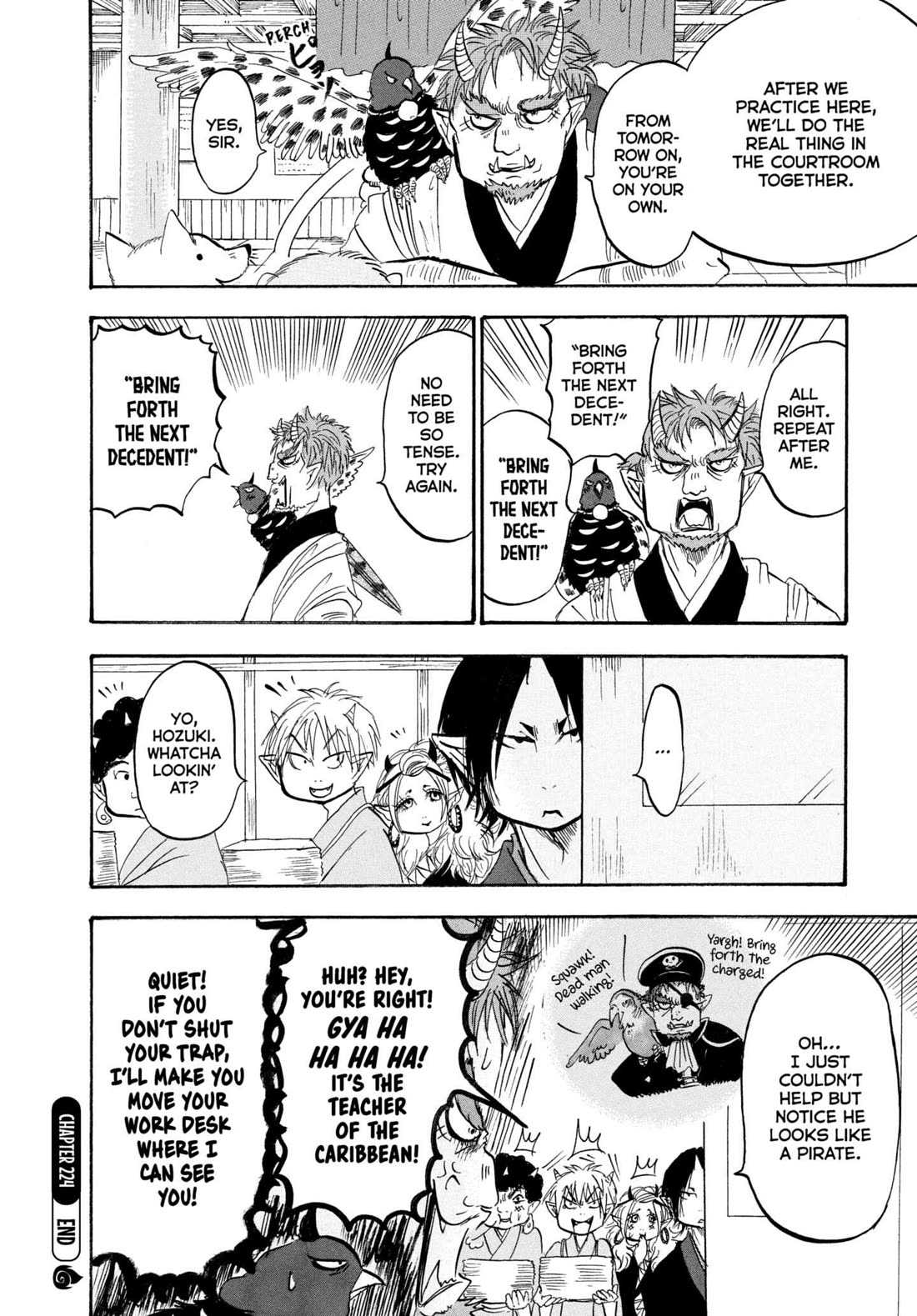 Hoozuki no Reitetsu chapter 224 page 16