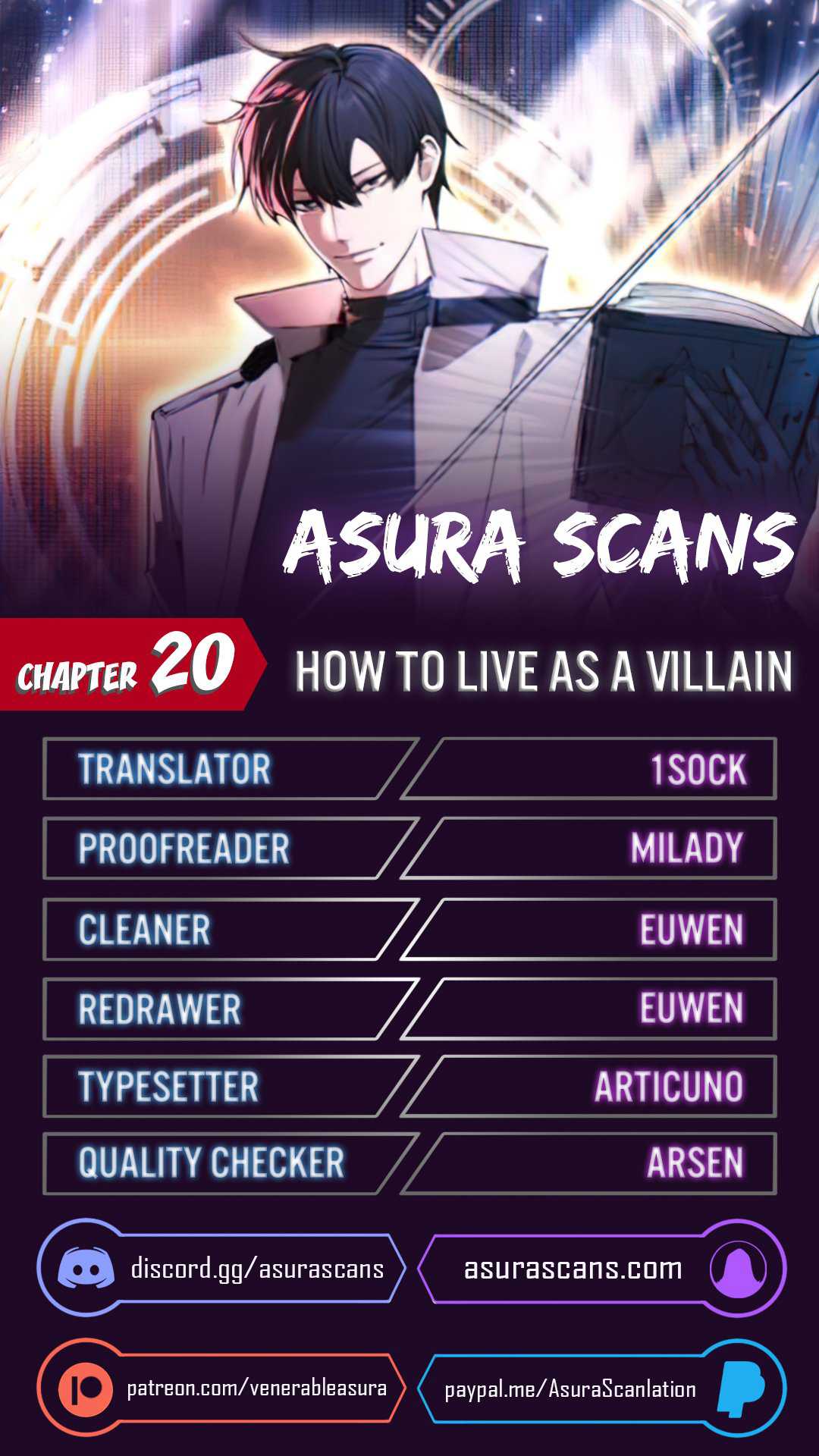 How to Live as a Villain chapter 20 page 1