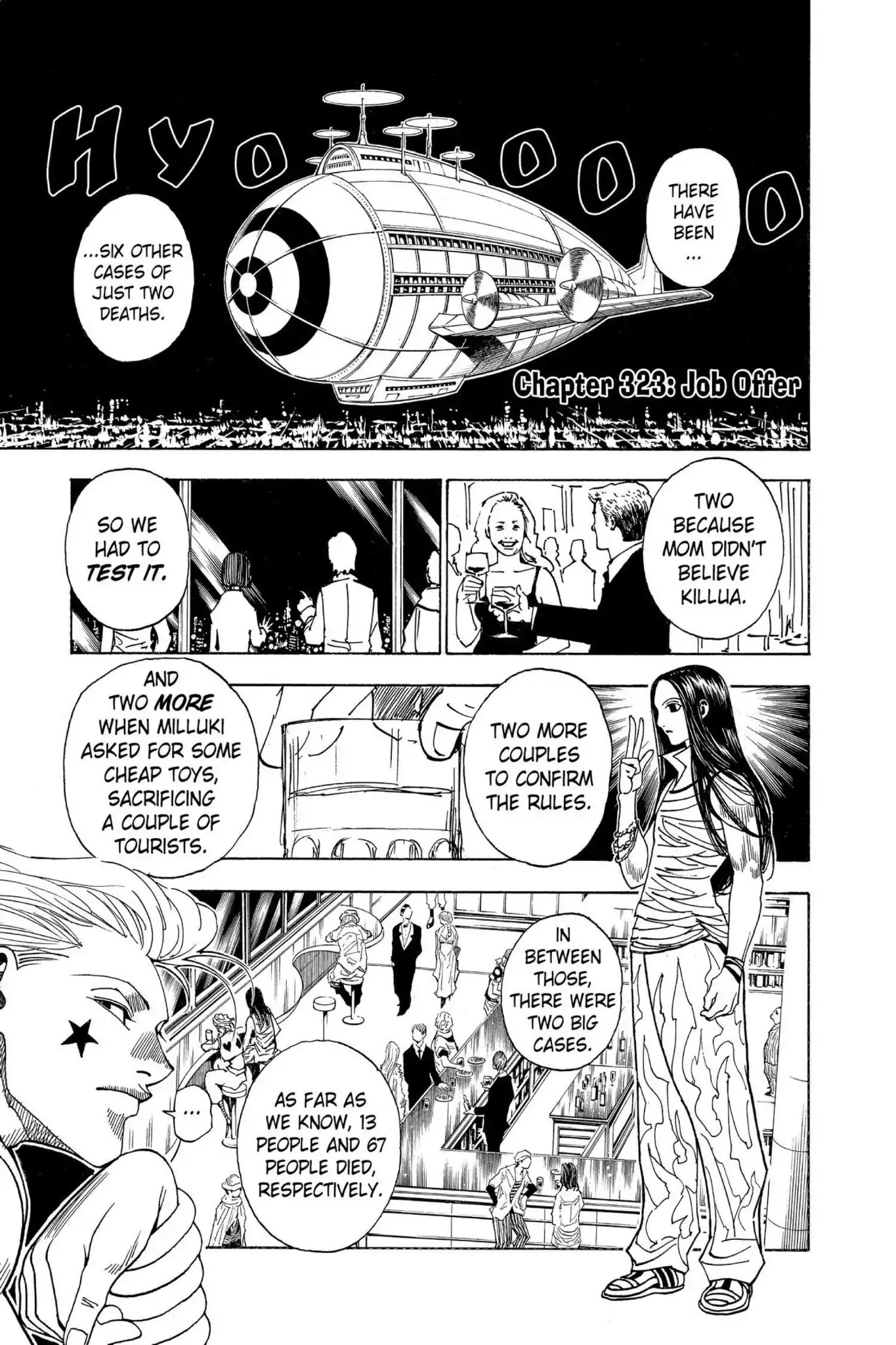 Hunter X Hunter chapter 323 page 1