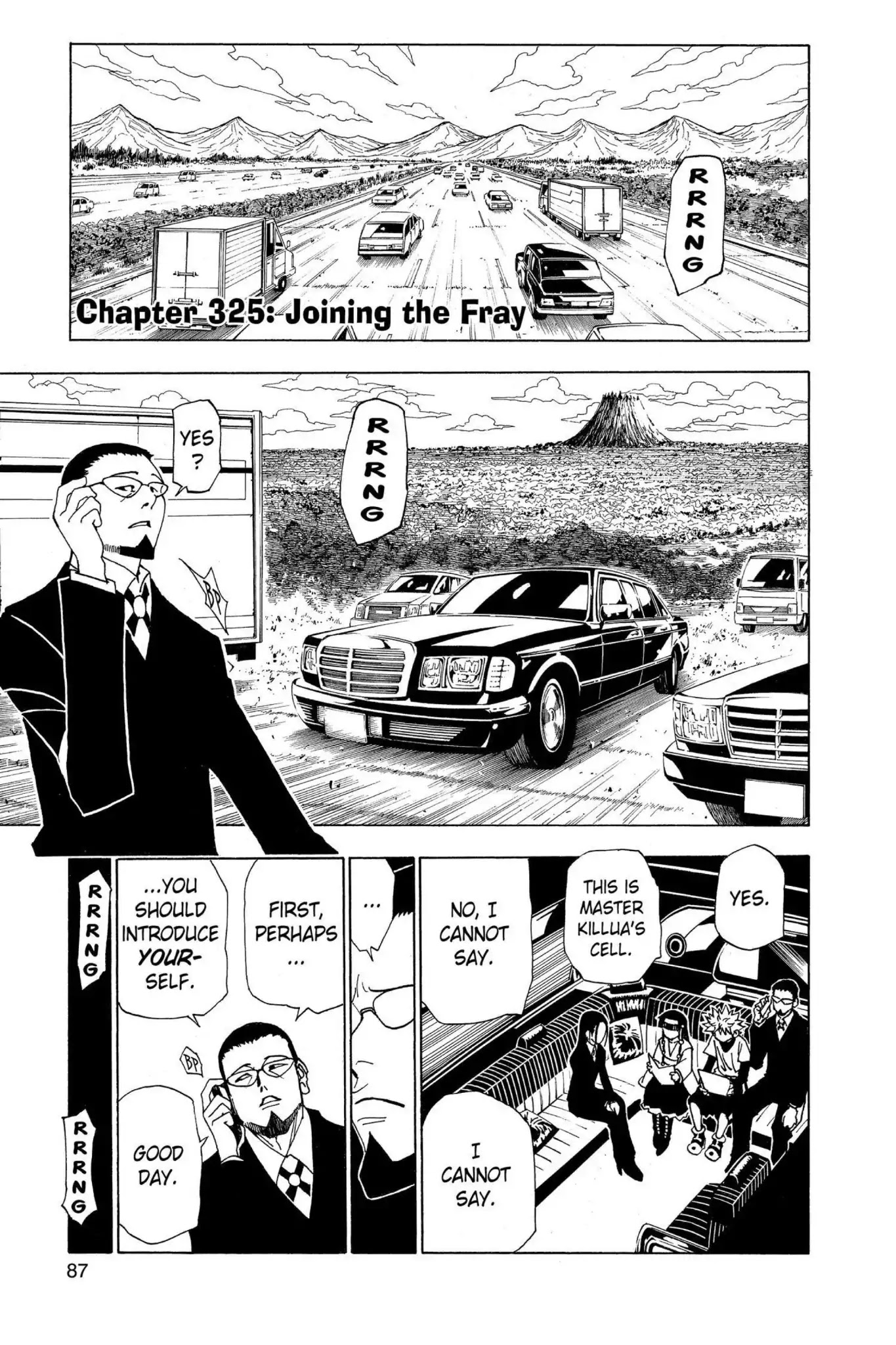 Hunter X Hunter chapter 325 page 1