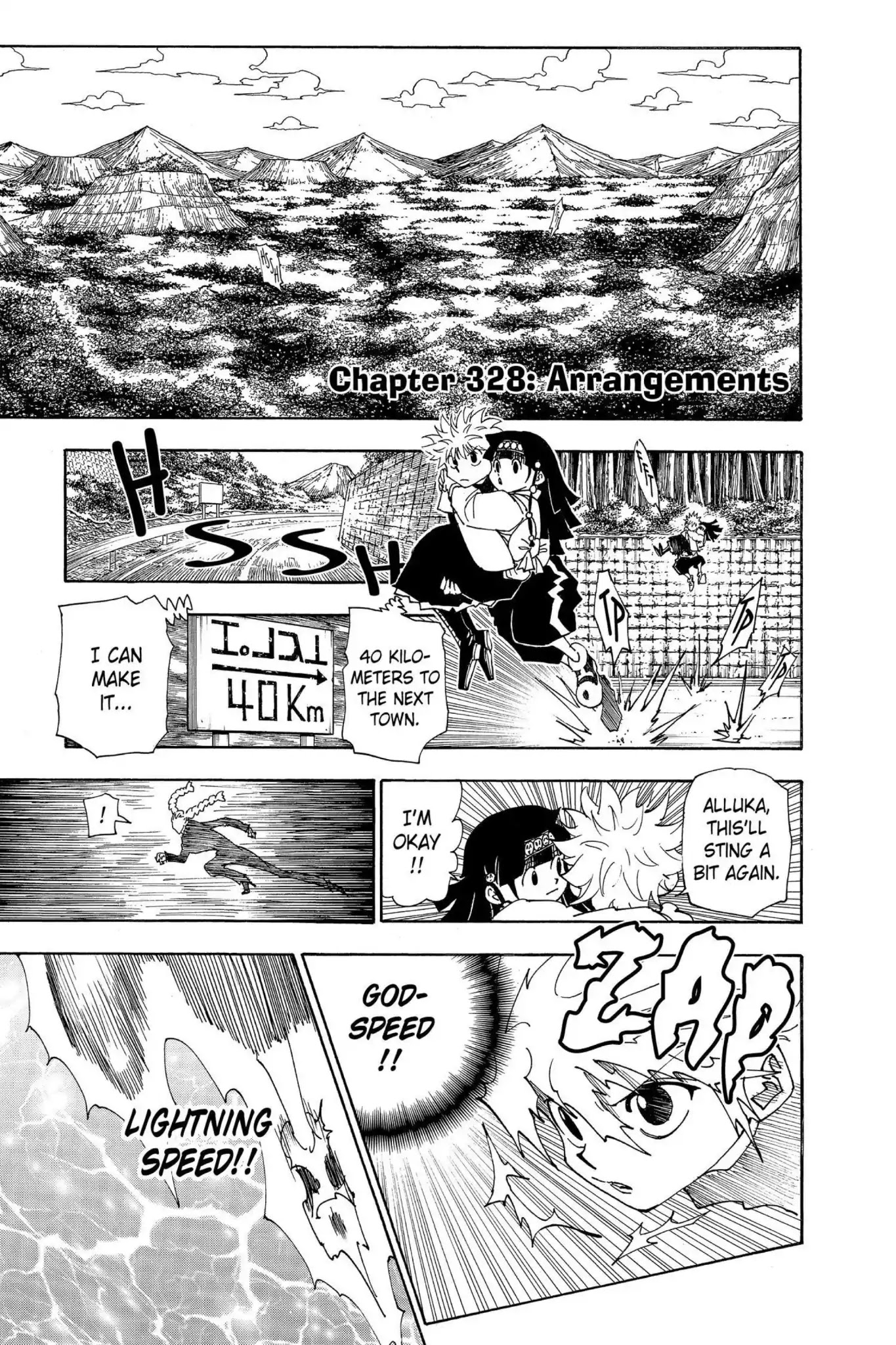 Hunter X Hunter chapter 328 page 1
