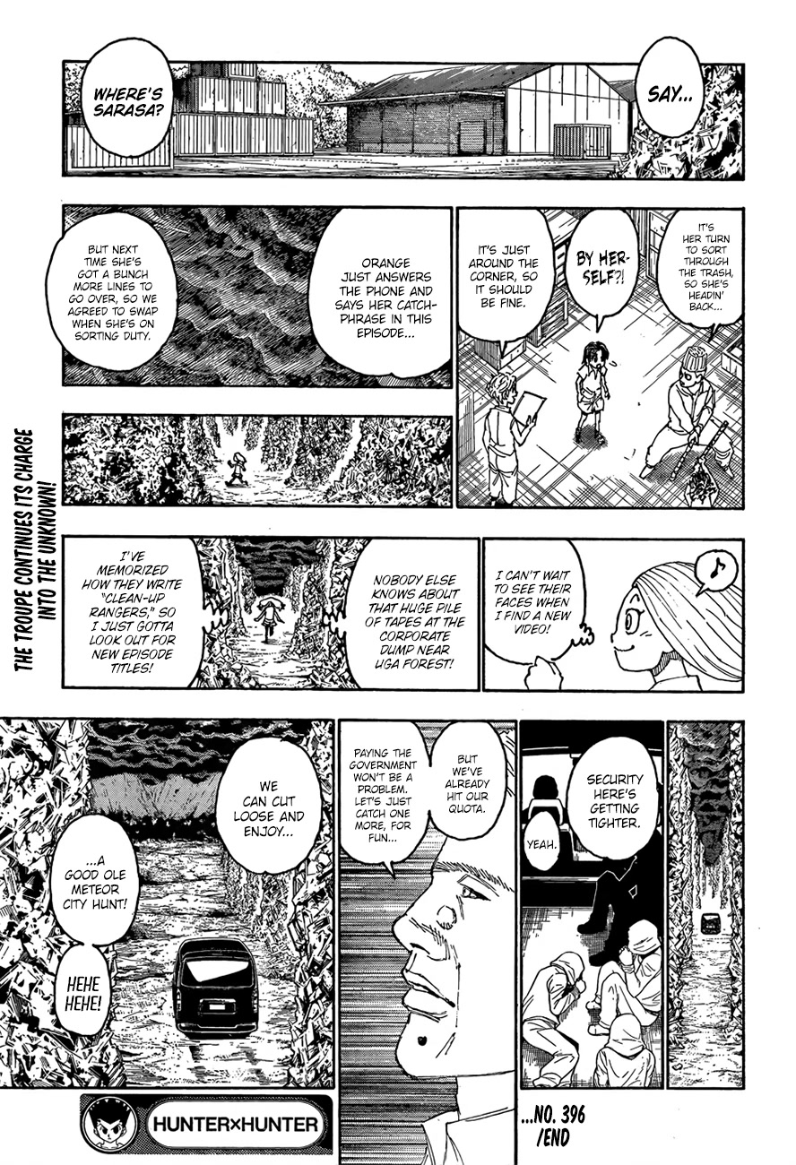 Hunter X Hunter chapter 396 page 20