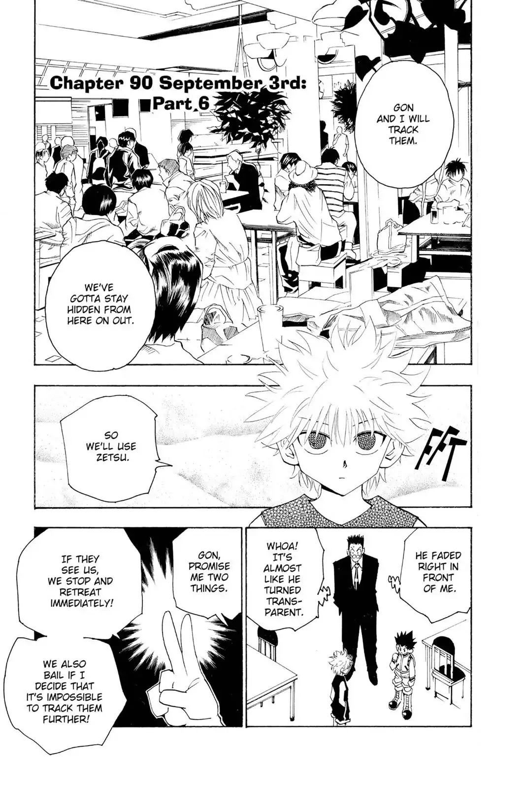 Hunter X Hunter chapter 90 page 1
