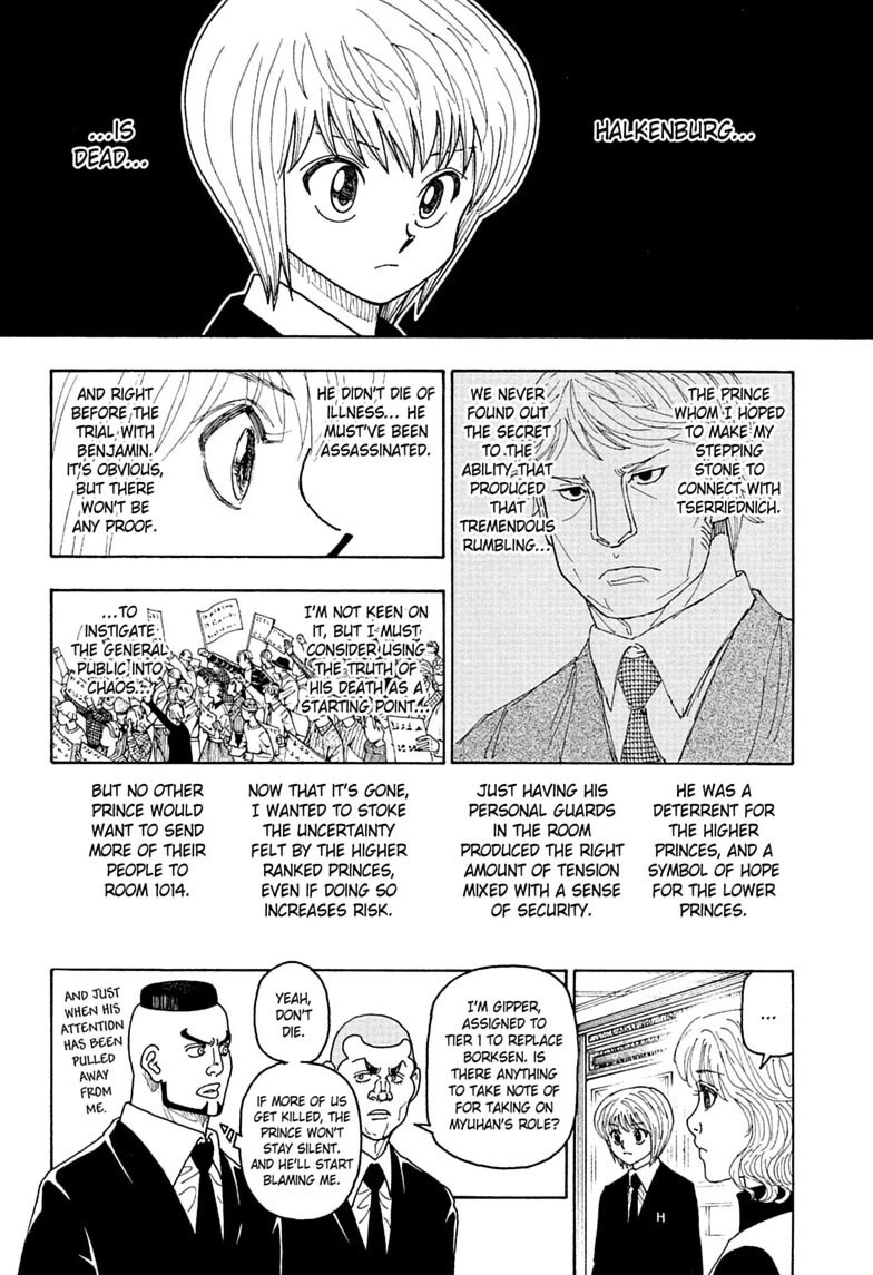 Hunter X Hunter chapter 411 page 10