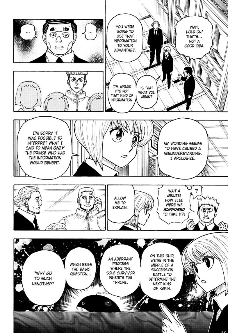 Hunter X Hunter chapter 411 page 14