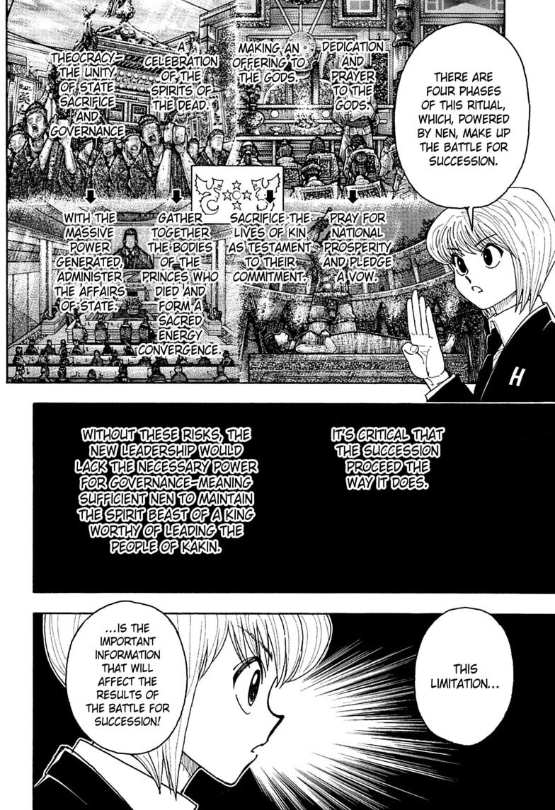 Hunter X Hunter chapter 411 page 16