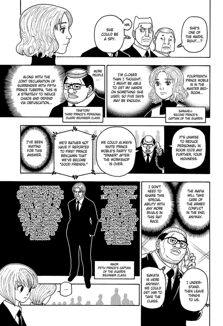 Hunter X Hunter chapter 411 page 9