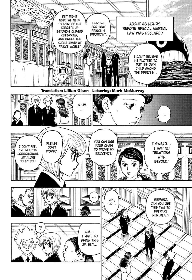 Hunter X Hunter chapter 412 page 3