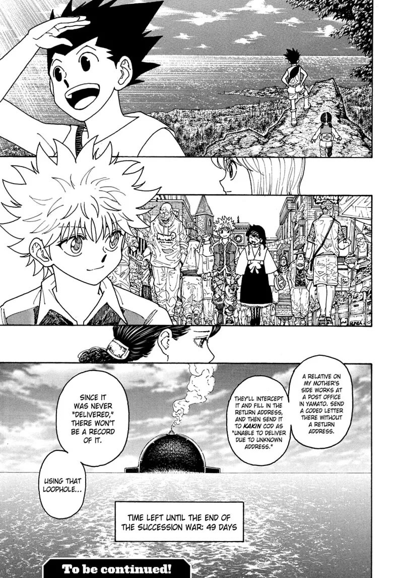 Hunter X Hunter chapter 414 page 19