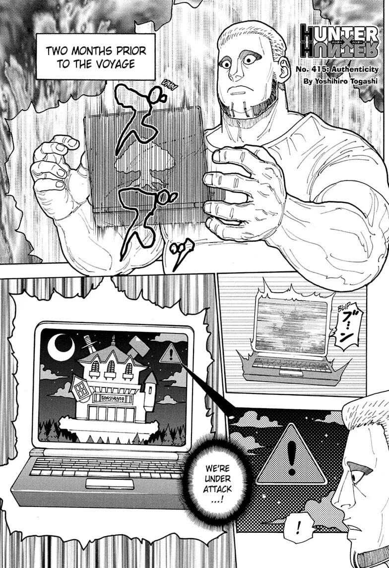 Hunter X Hunter chapter 415 page 1