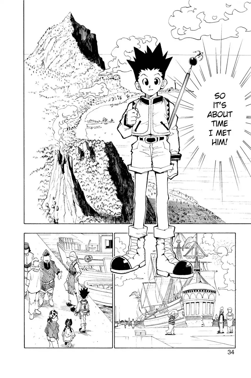 Hunter X Hunter chapter 1 page 35