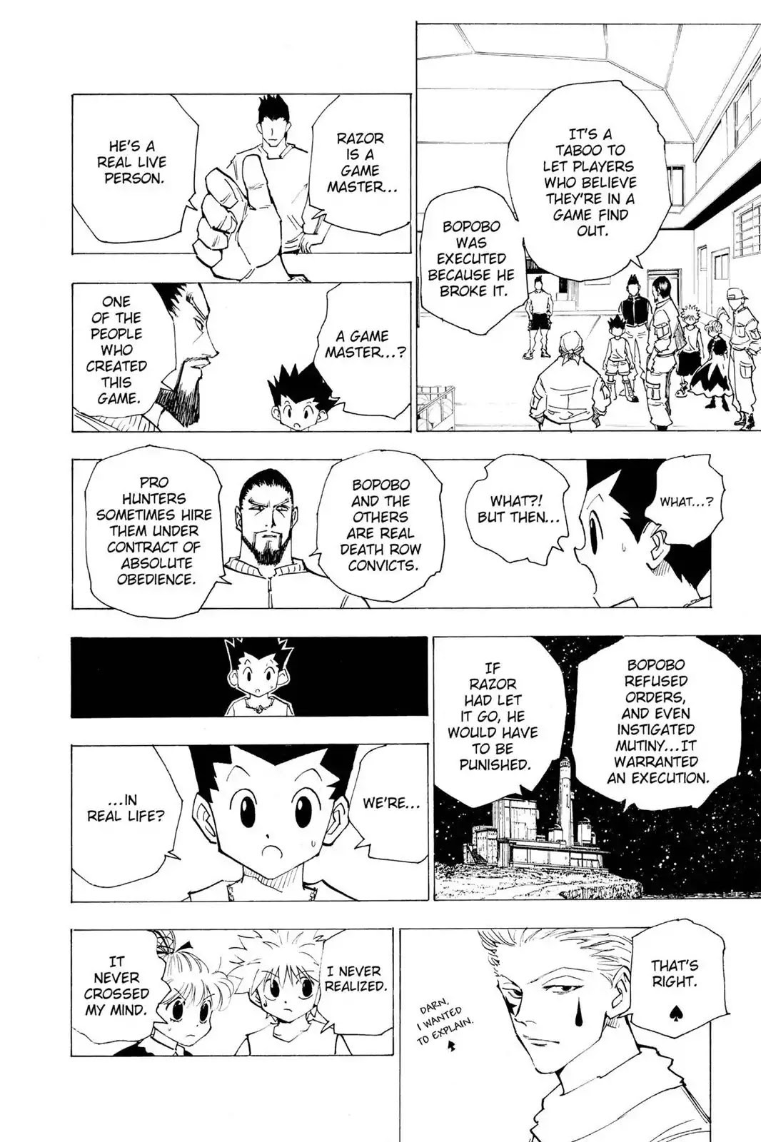 Hunter X Hunter chapter 161 page 8