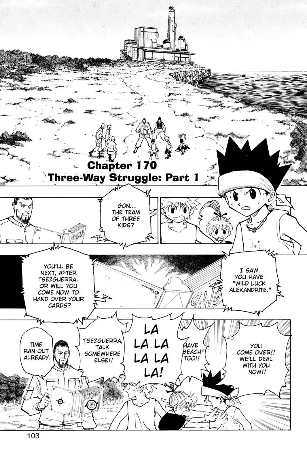 Hunter X Hunter chapter 170 page 1