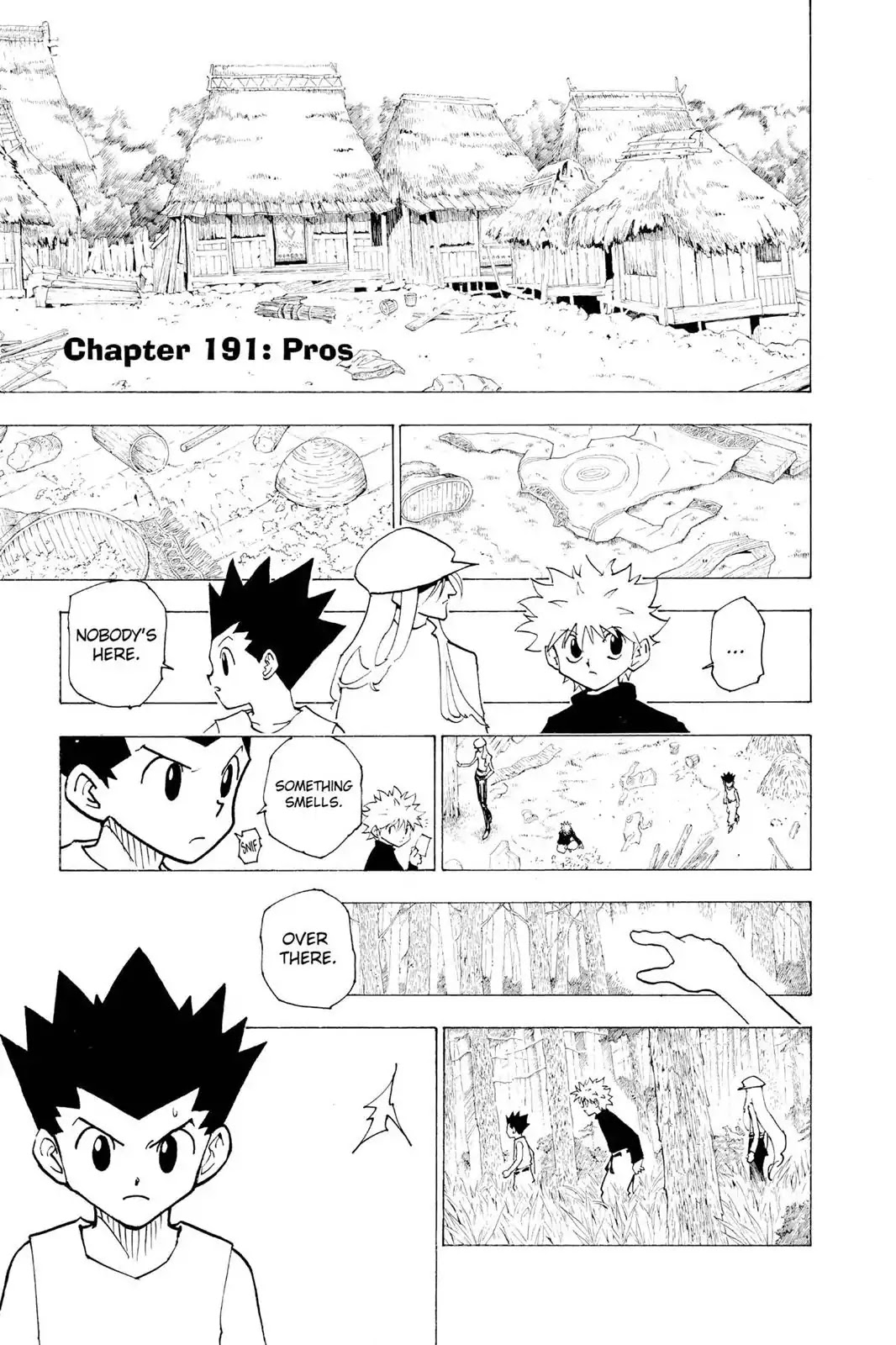 Hunter X Hunter chapter 191 page 1