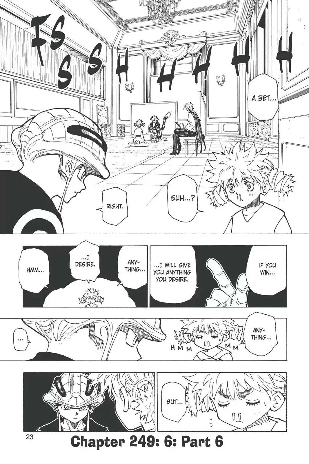 Hunter X Hunter chapter 249 page 1