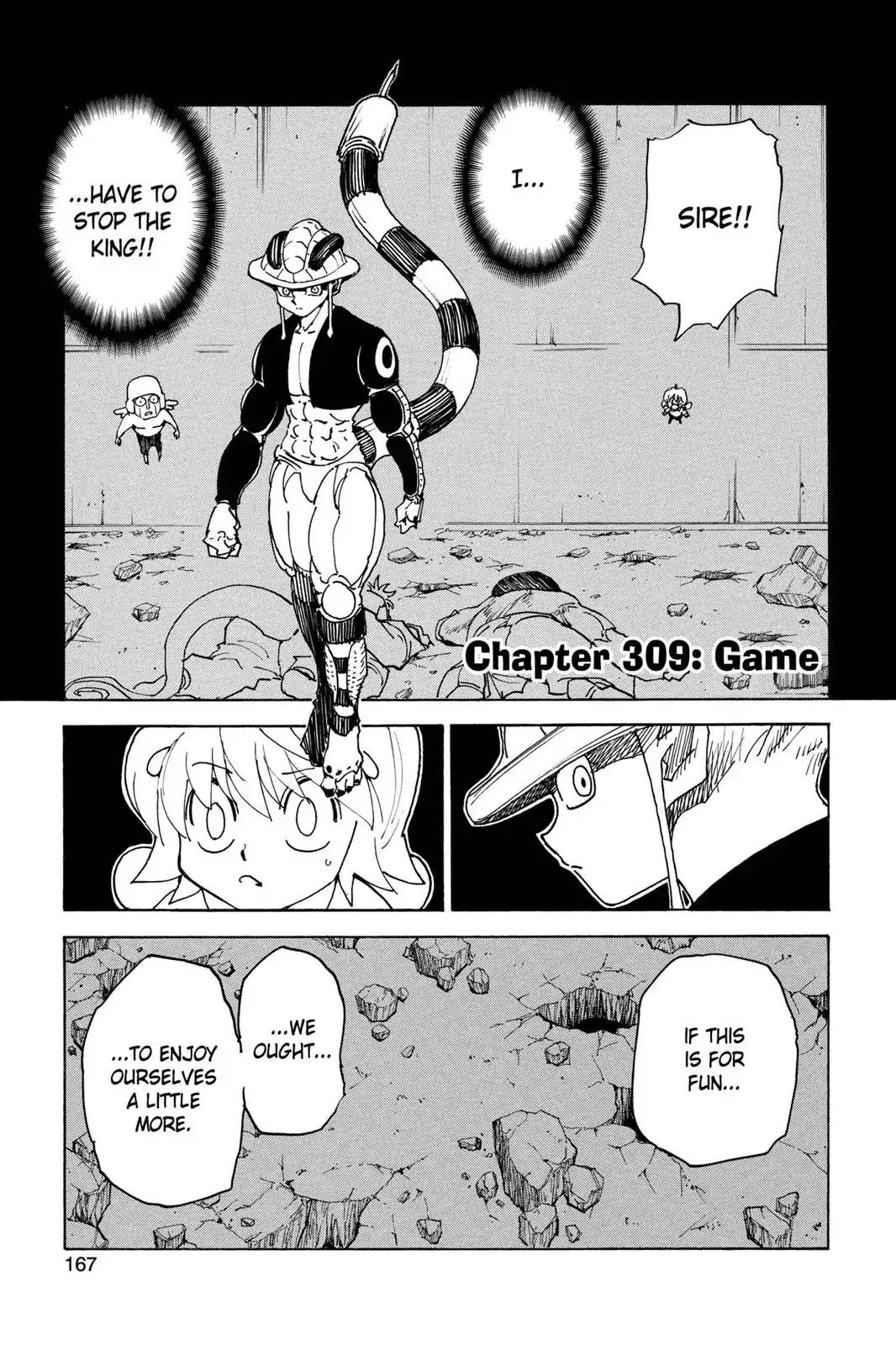 Hunter X Hunter chapter 309 page 1