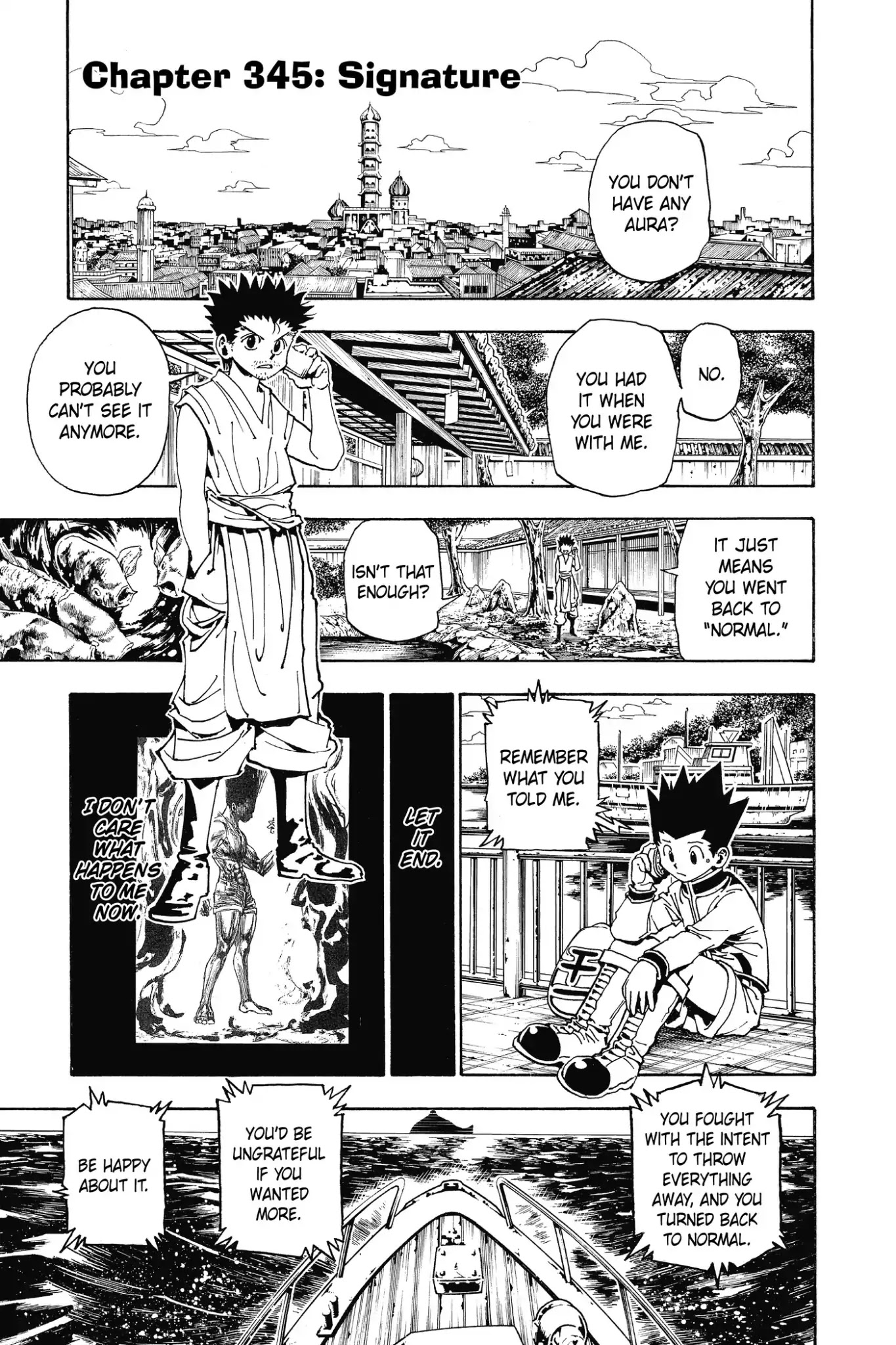 Hunter X Hunter chapter 345 page 1