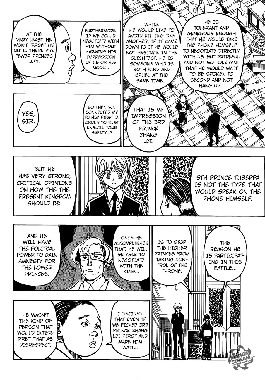 Hunter X Hunter chapter 365 page 13