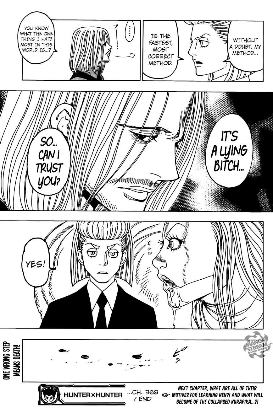 Hunter X Hunter chapter 368 page 21