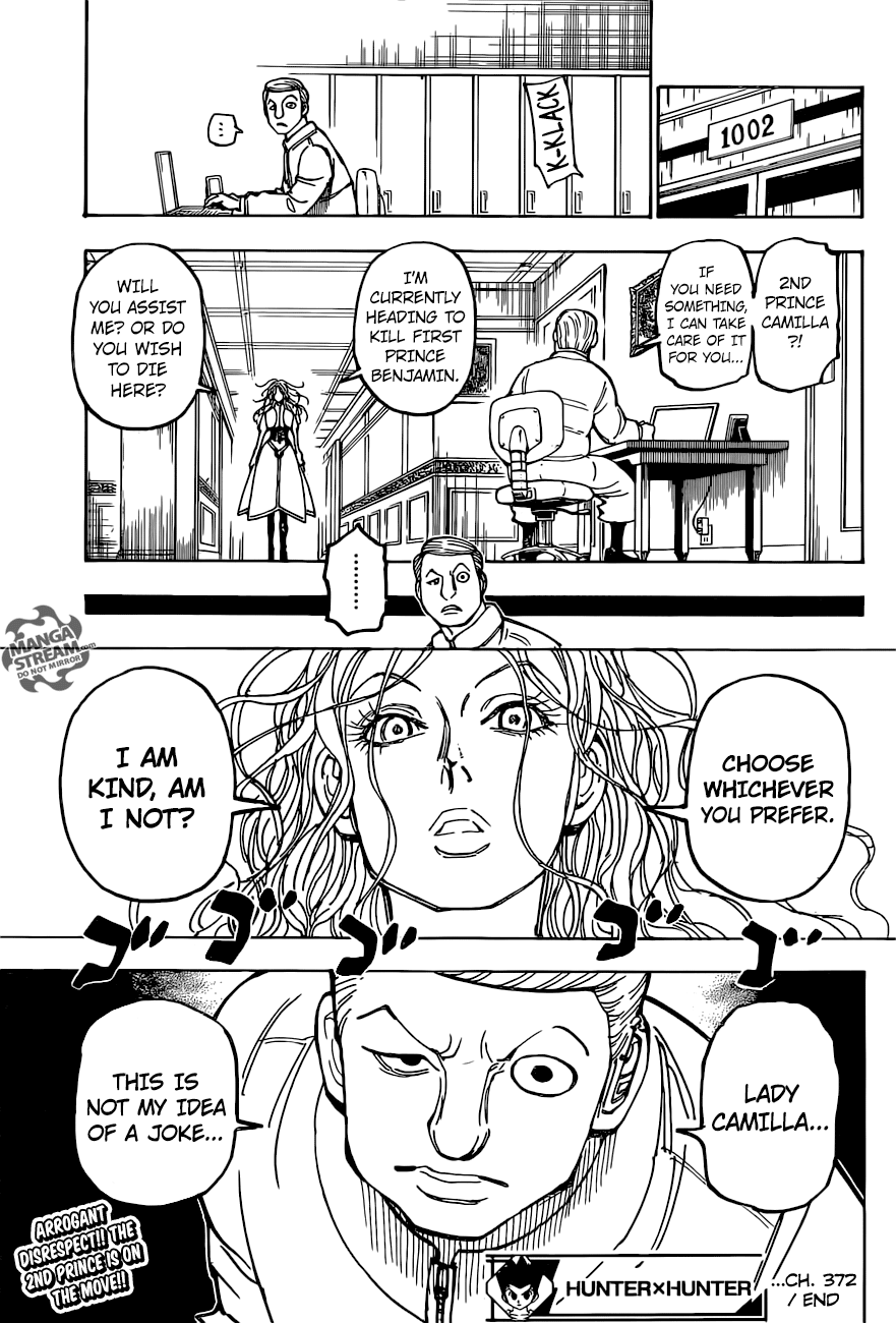 Hunter X Hunter chapter 372 page 20