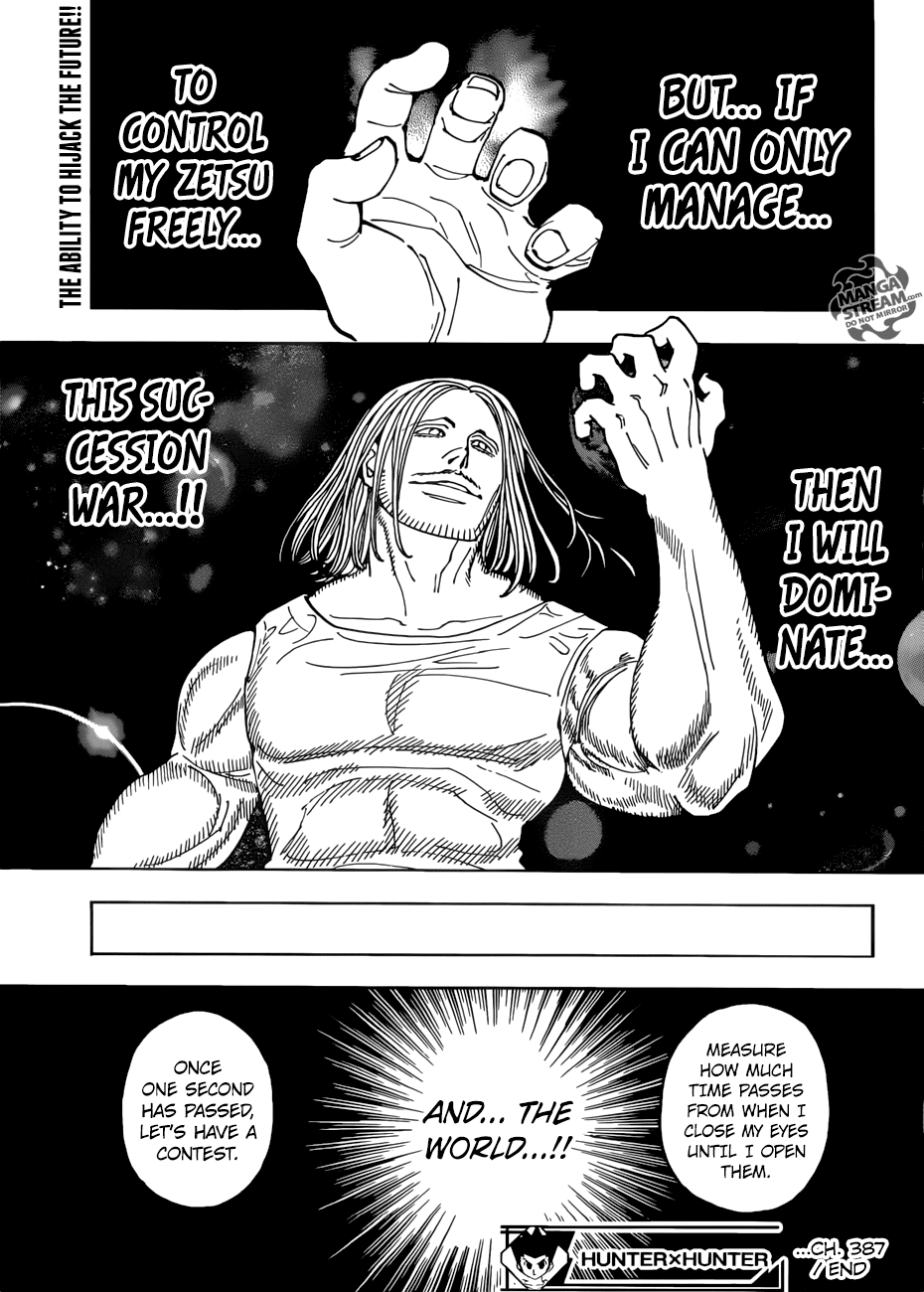 Hunter X Hunter chapter 387 page 20