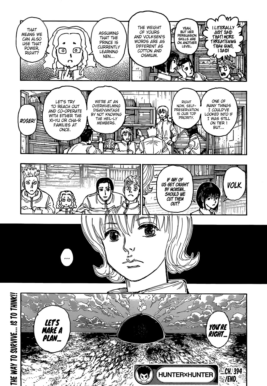 Hunter X Hunter chapter 394 page 20