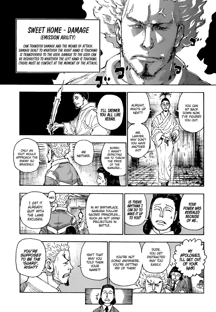 Hunter X Hunter chapter 399 page 14