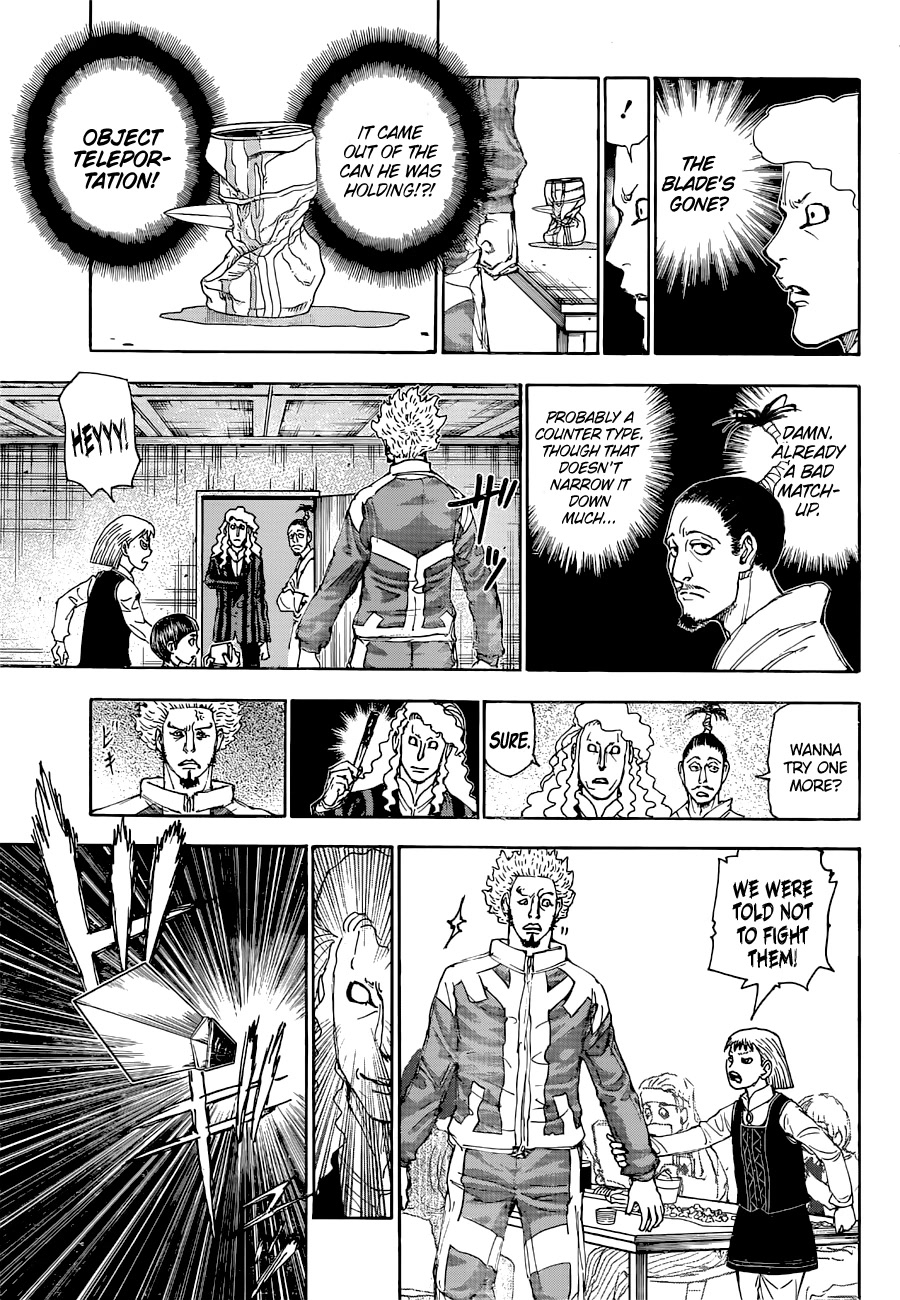 Hunter X Hunter chapter 399 page 8