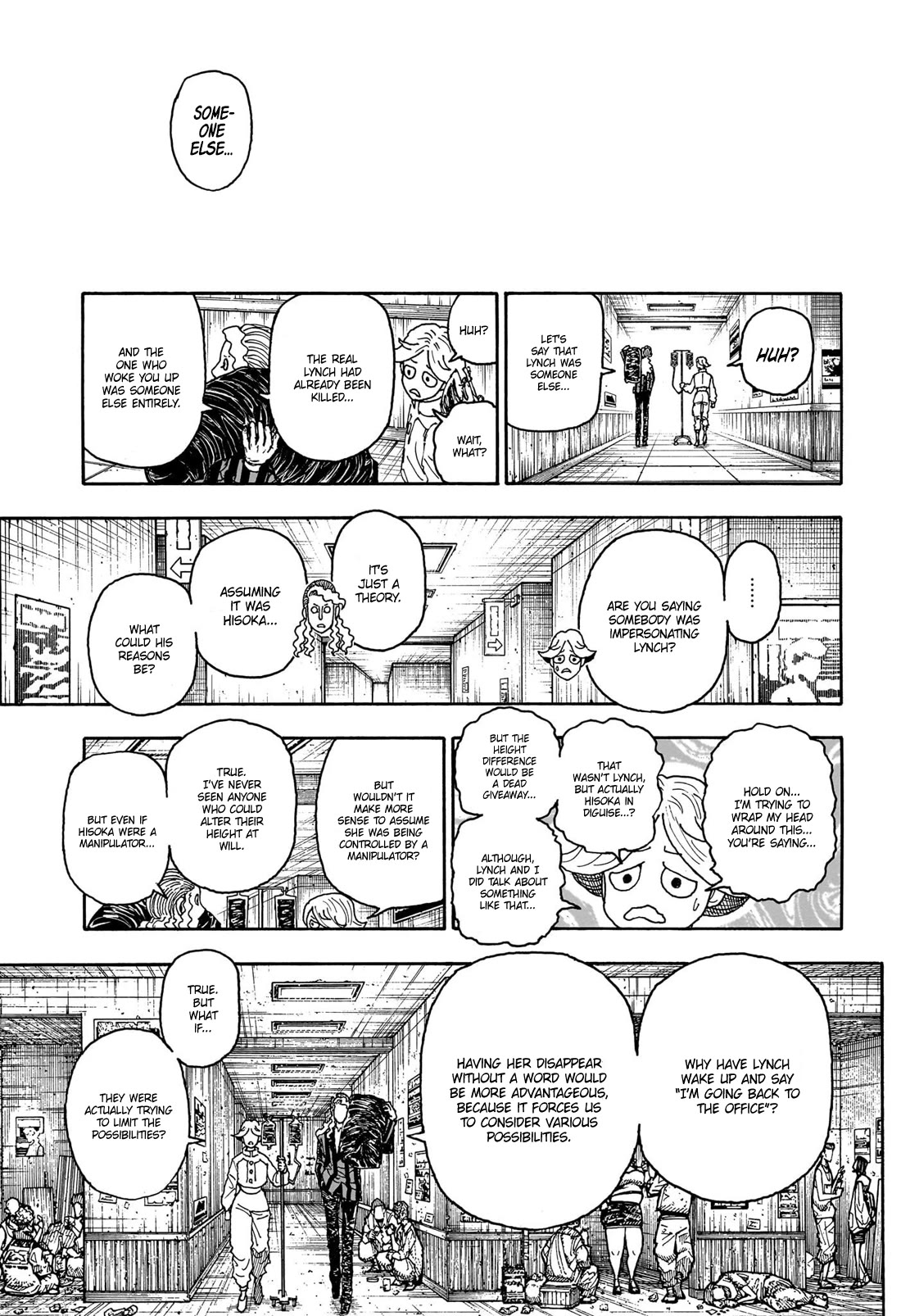 Hunter X Hunter chapter 406 page 9