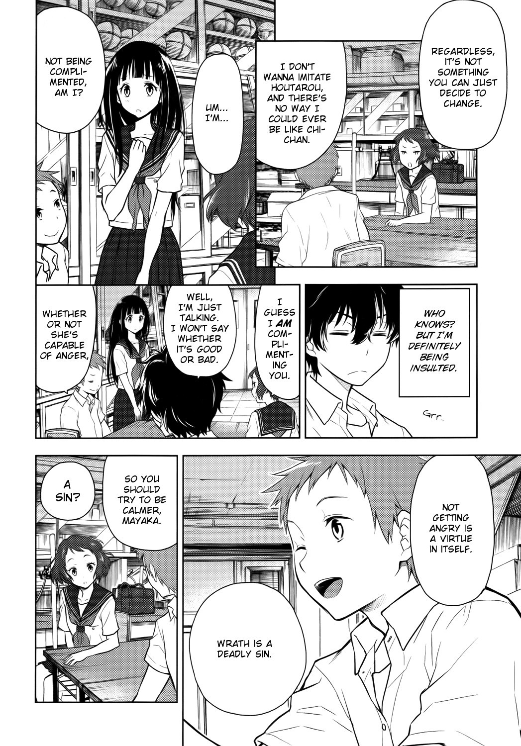 Hyouka chapter 6 page 16