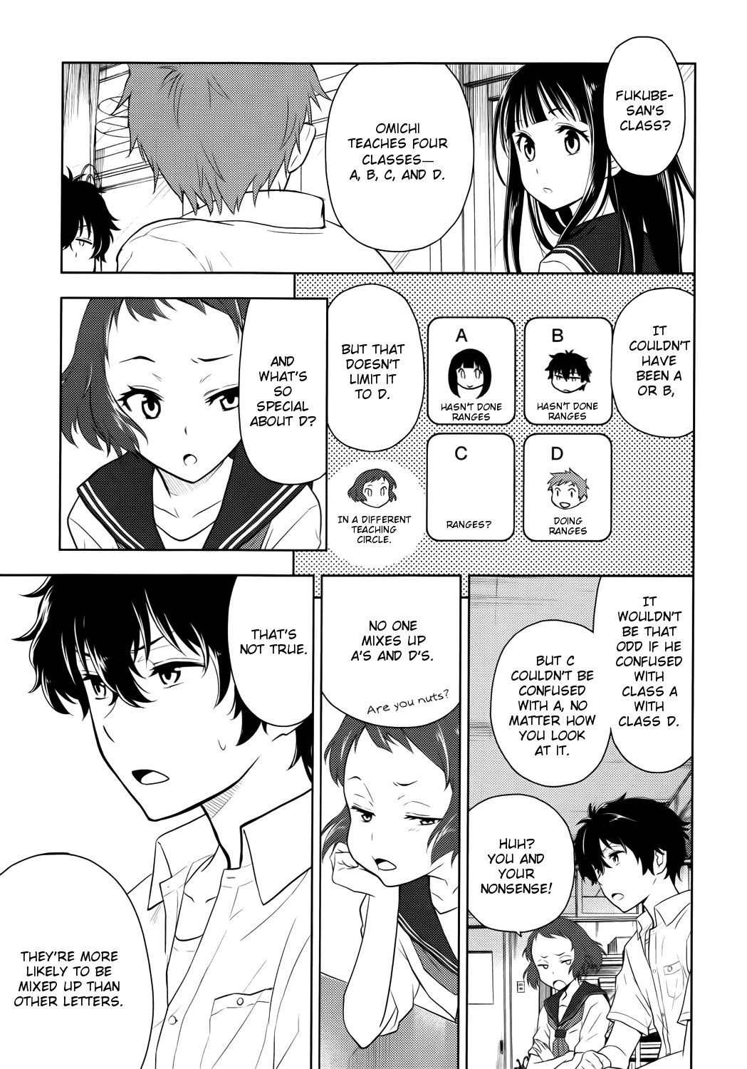 Hyouka chapter 6 page 43