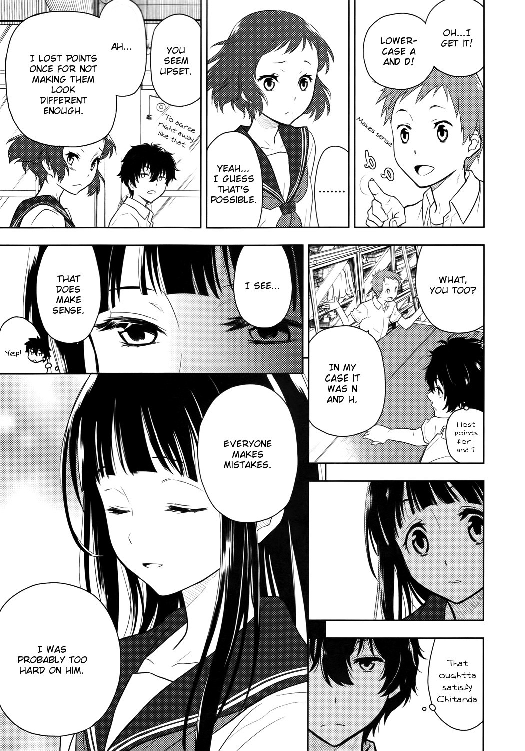 Hyouka chapter 6 page 45