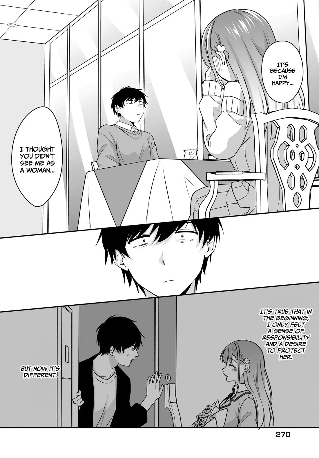 I, a Tired Office Worker, Start Living Together with a Beautiful Highschool Girl whom I Met Again After 7 Years chapter 14 page 7