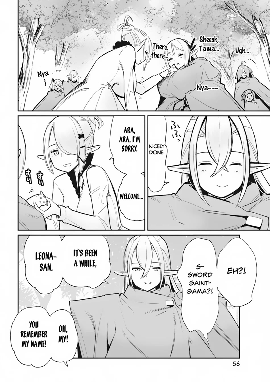 I Am Behemoth Of The S Rank Monster But I Am Mistaken As A Cat And I Live As A Pet Of Elf Girl chapter 55 page 5