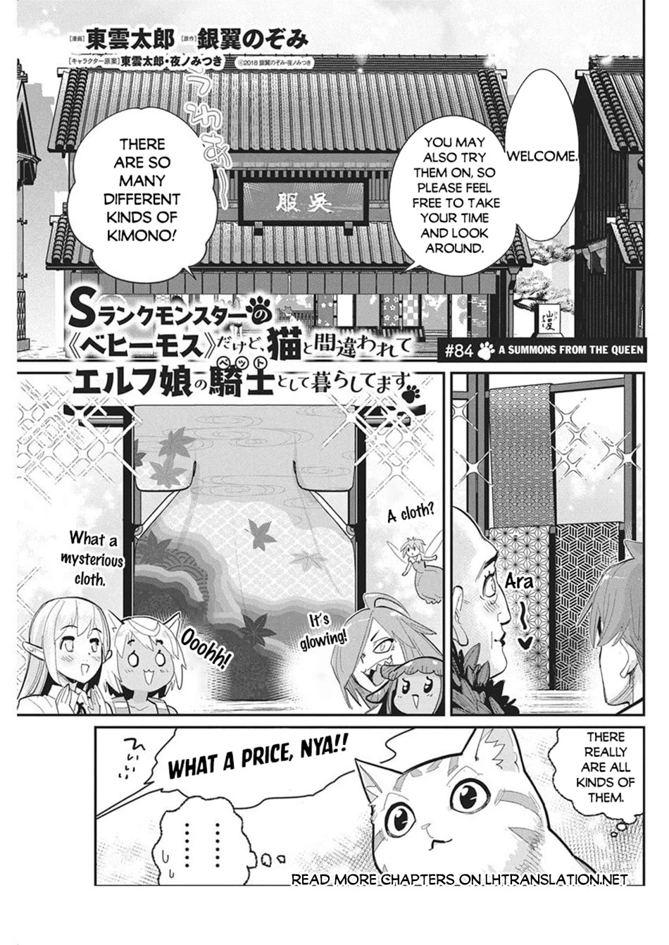 I Am Behemoth Of The S Rank Monster But I Am Mistaken As A Cat And I Live As A Pet Of Elf Girl chapter 84 page 2