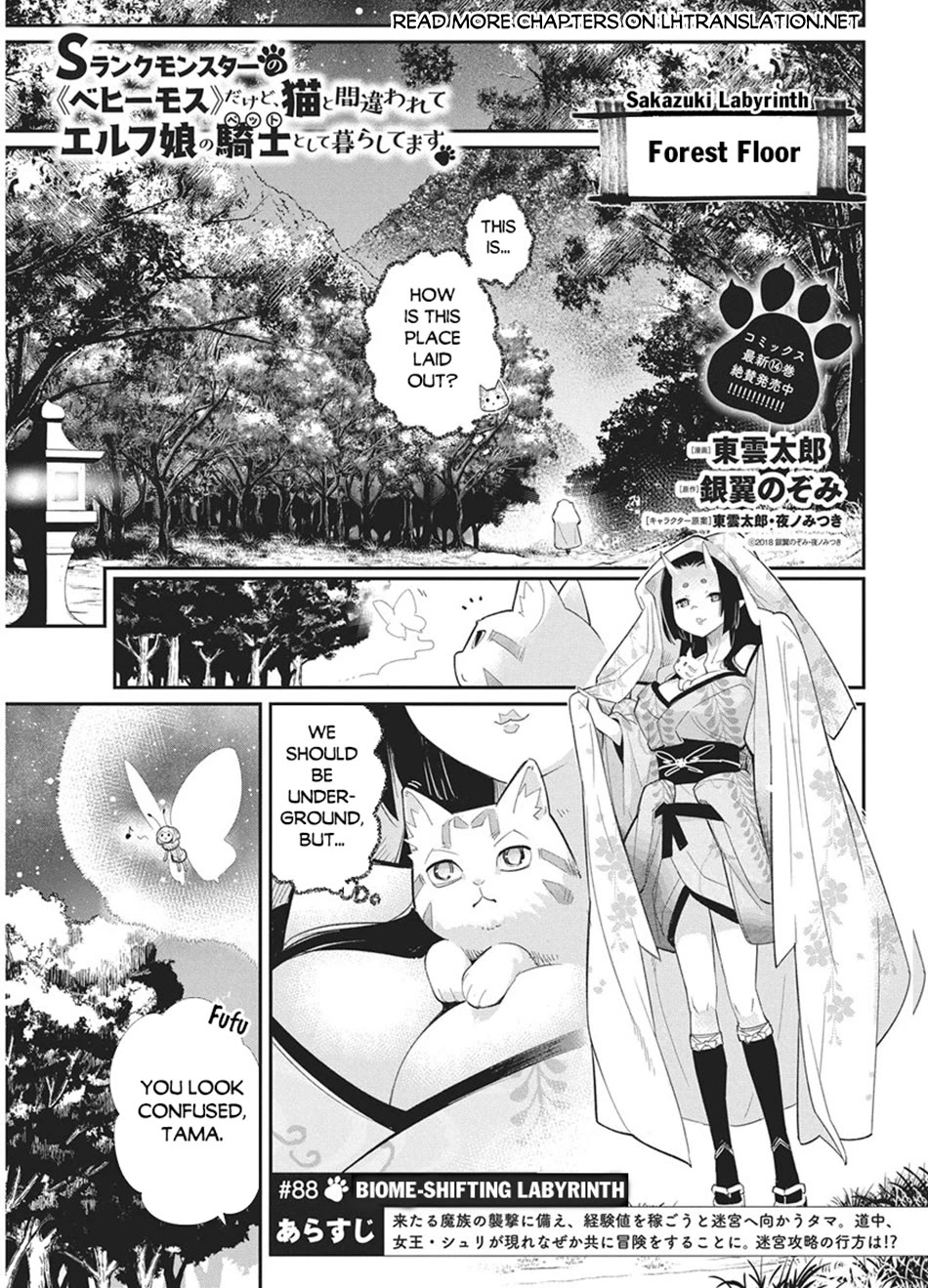I Am Behemoth Of The S Rank Monster But I Am Mistaken As A Cat And I Live As A Pet Of Elf Girl chapter 88 page 2