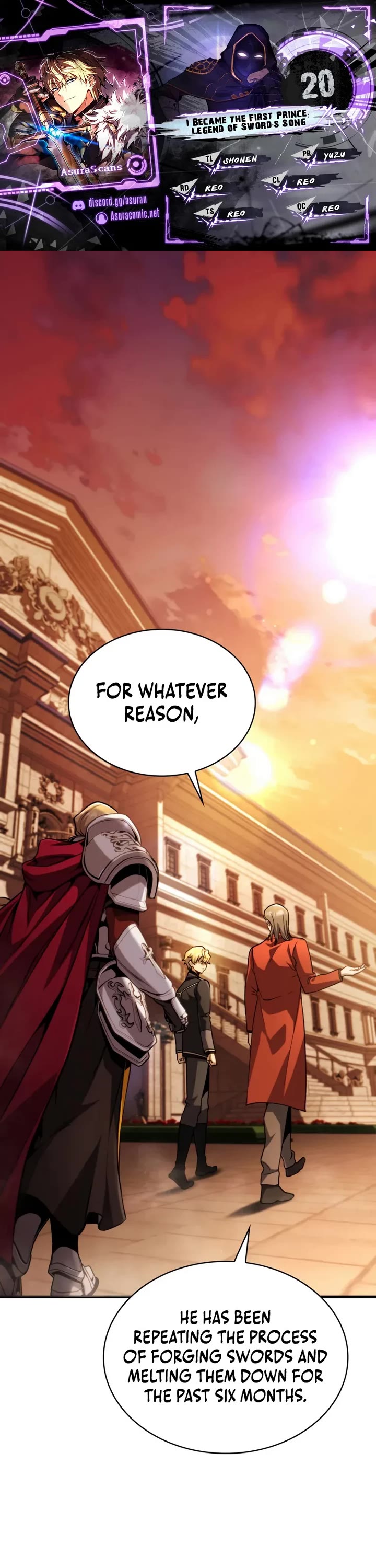 I Became the First Prince: Legend of Sword's Song chapter 17 page 1