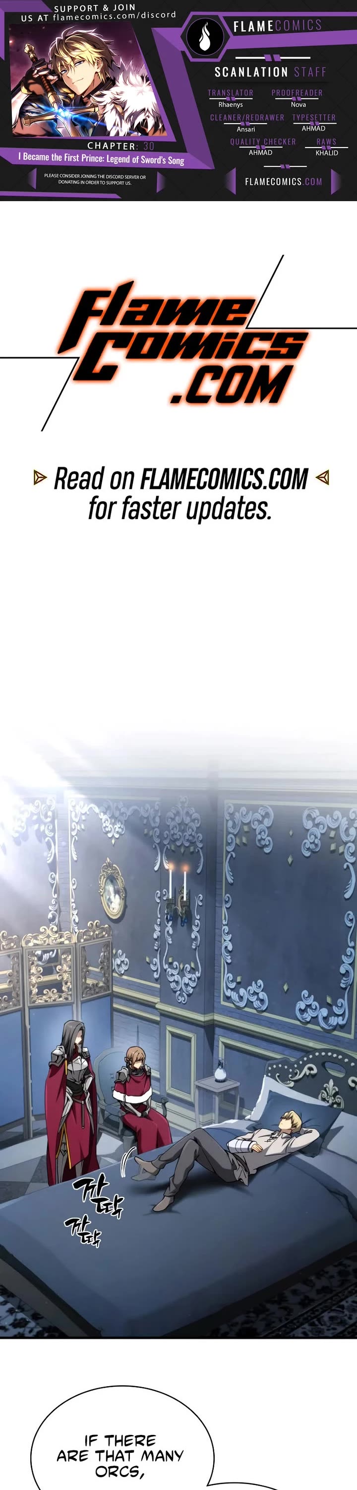 I Became the First Prince: Legend of Sword's Song chapter 30 page 1