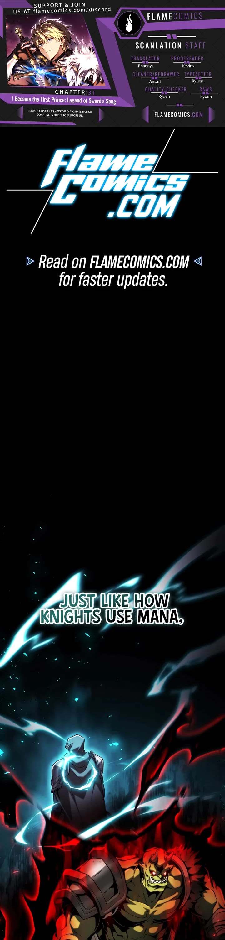 I Became the First Prince: Legend of Sword's Song chapter 31 page 1