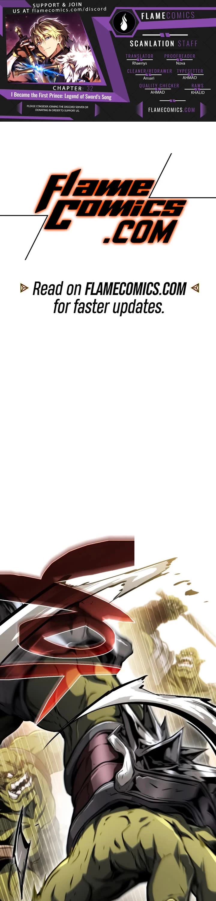 I Became the First Prince: Legend of Sword's Song chapter 32 page 1