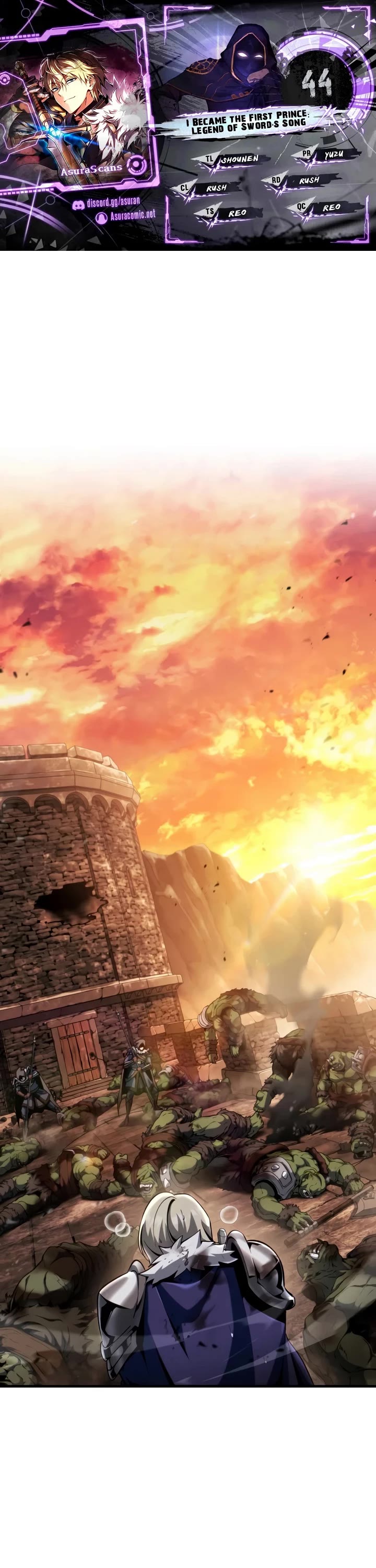 I Became the First Prince: Legend of Sword's Song chapter 44 page 1