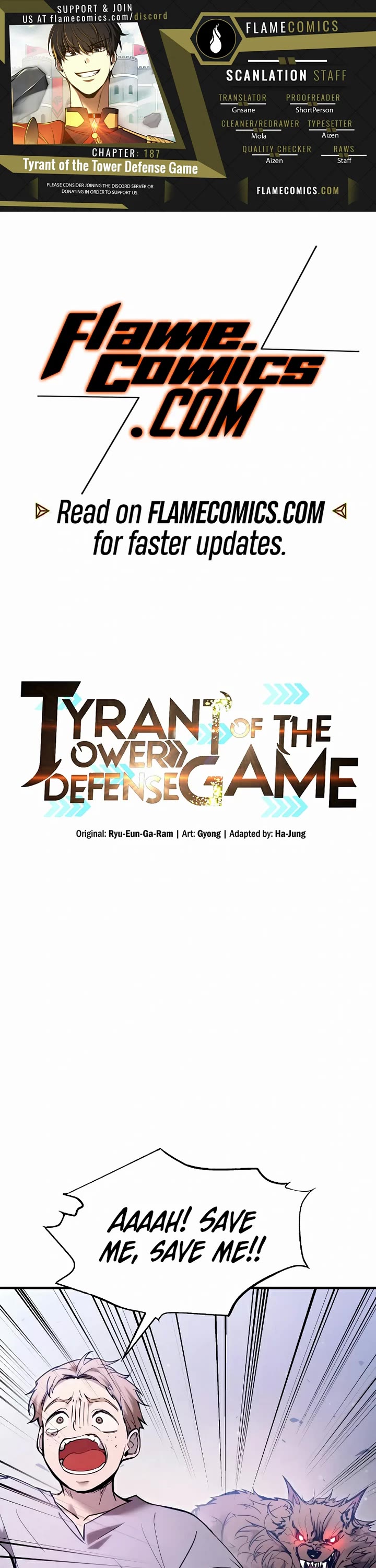 I Became the Tyrant of a Defense Game chapter 187 page 1