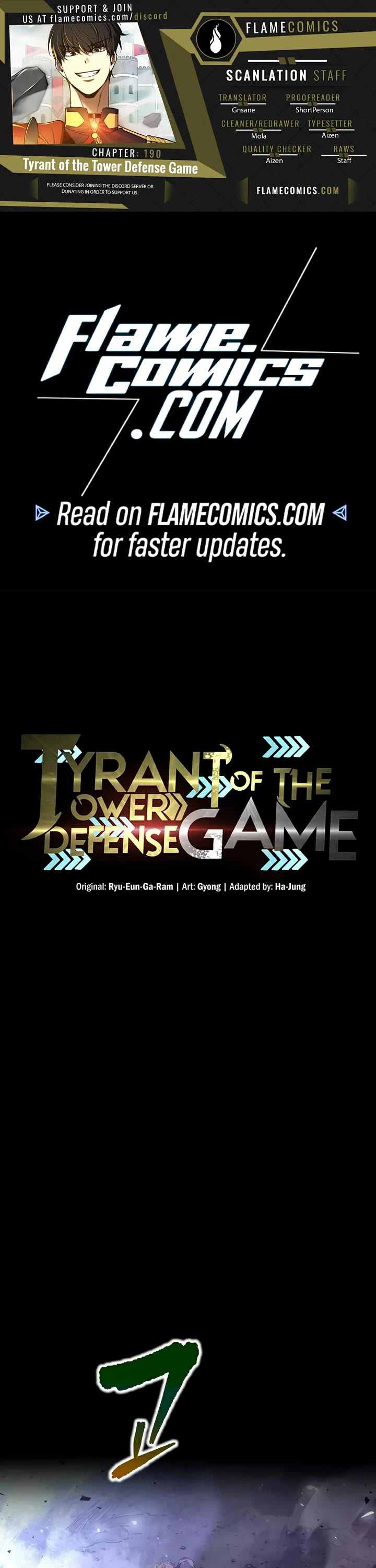 I Became the Tyrant of a Defense Game chapter 190 page 1
