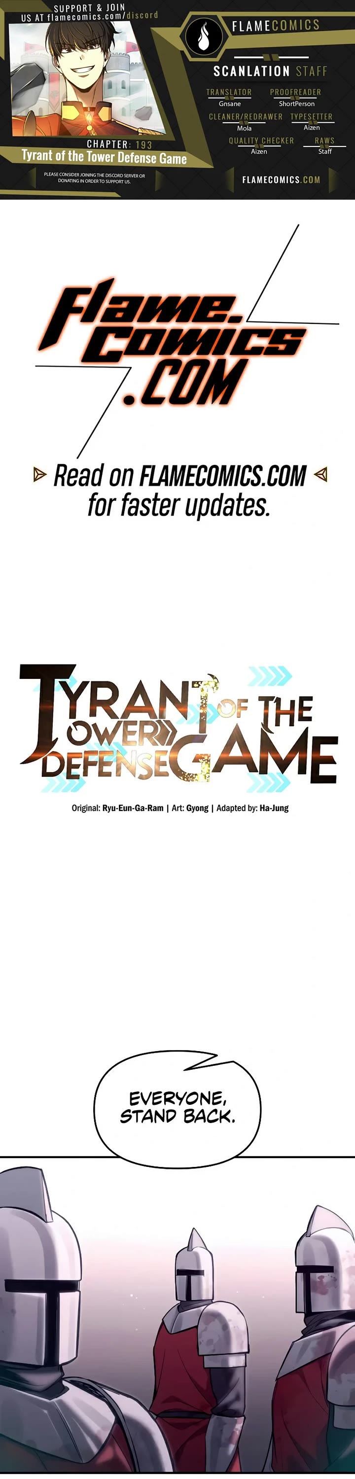 I Became the Tyrant of a Defense Game chapter 193 page 1