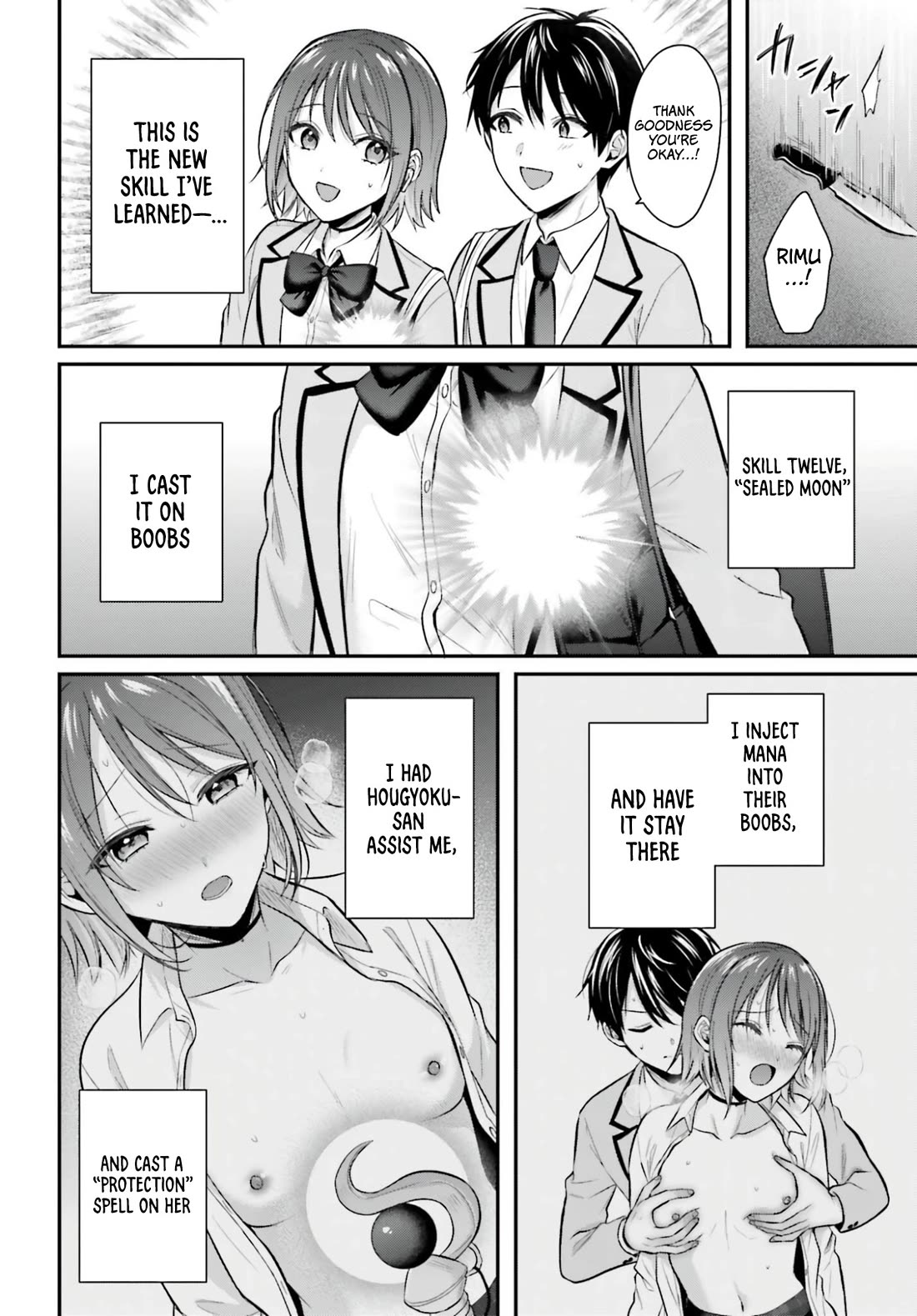 I couldn't become an Adventurer, so I'll help troubled girls with my [Breast Correction] Skill!? chapter 20 page 13