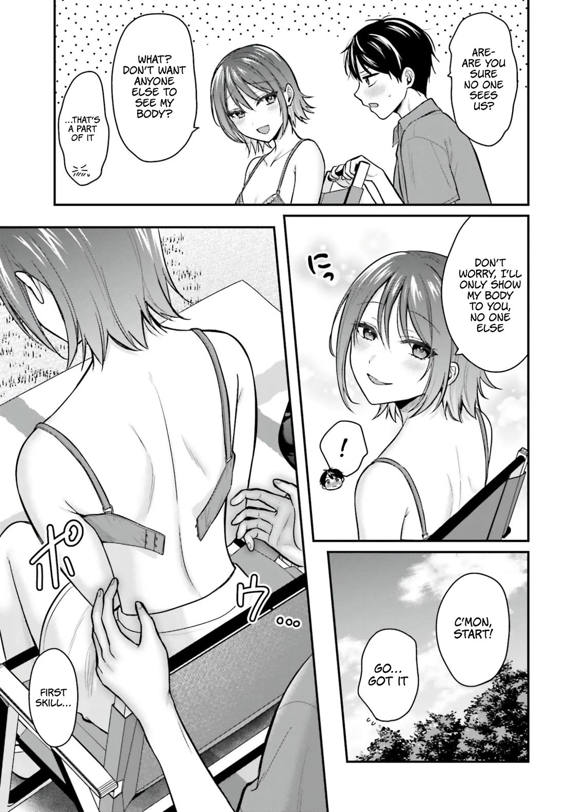 I couldn't become an Adventurer, so I'll help troubled girls with my [Breast Correction] Skill!? chapter 21 page 15