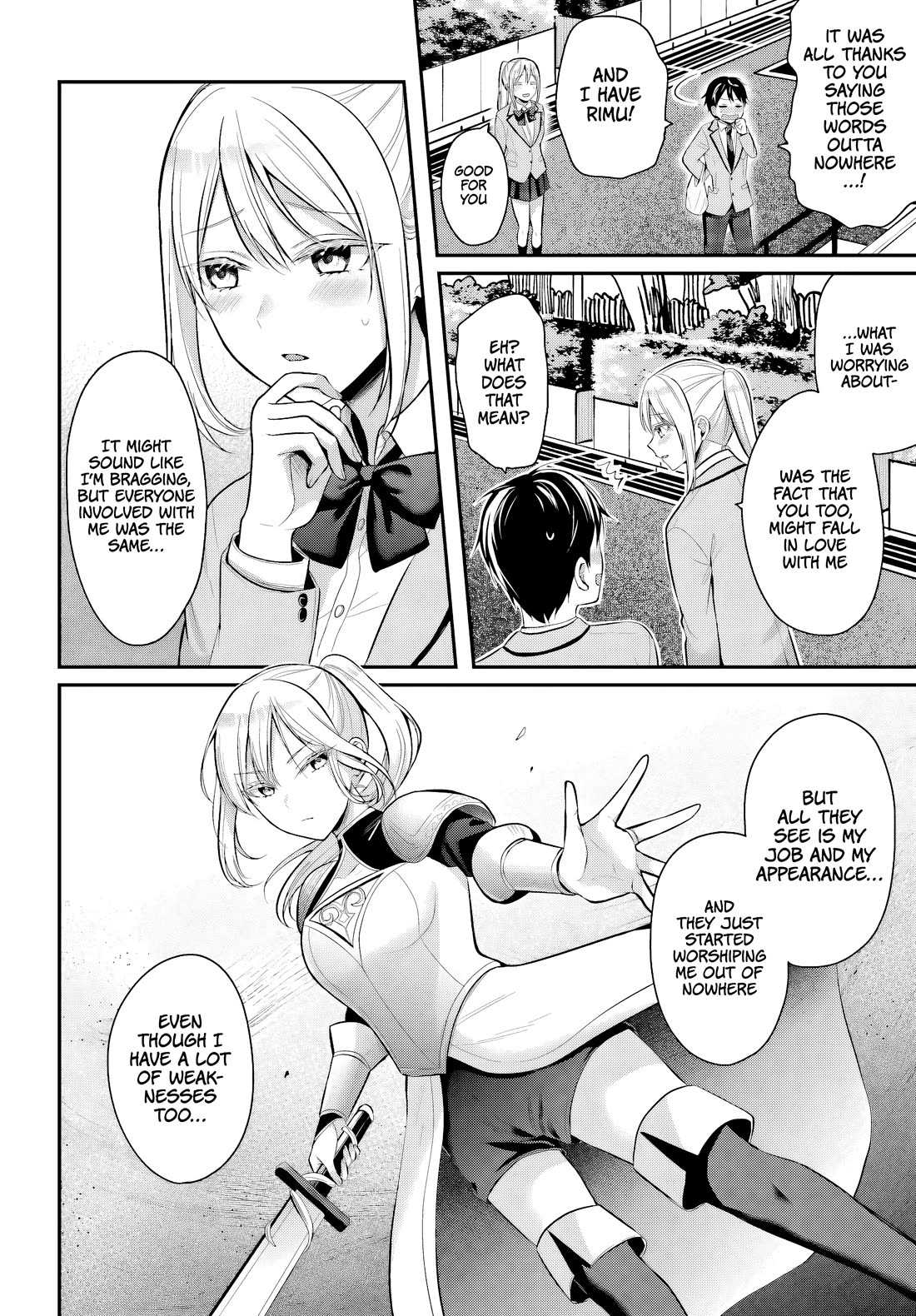 I couldn't become an Adventurer, so I'll help troubled girls with my [Breast Correction] Skill!? chapter 9 page 7