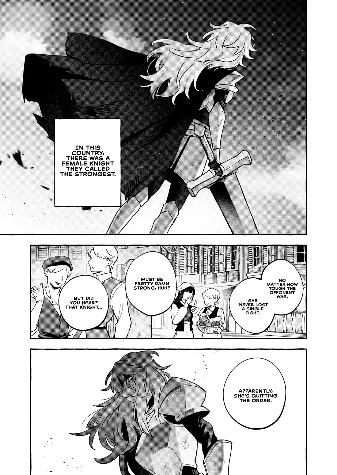 I Kept Spoiling a Female Knight Who Knew Nothing but Fighting chapter 1 page 1