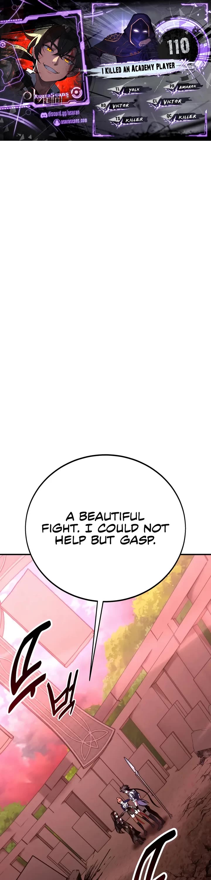 I Killed an Academy Player chapter 110 page 1